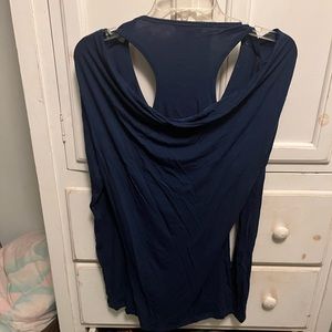 Cabi Knit top, dark blue.